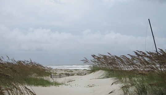 beach and ocean at Oak Island NC